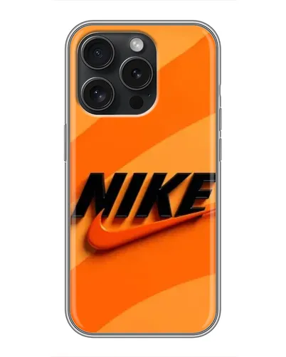 Чехол для iPhone 16 Pro с картинкой «Оранжевый драйв Nike» Чехол для iPhone 16 Pro с картинкой «Оранжевый драйв Nike»