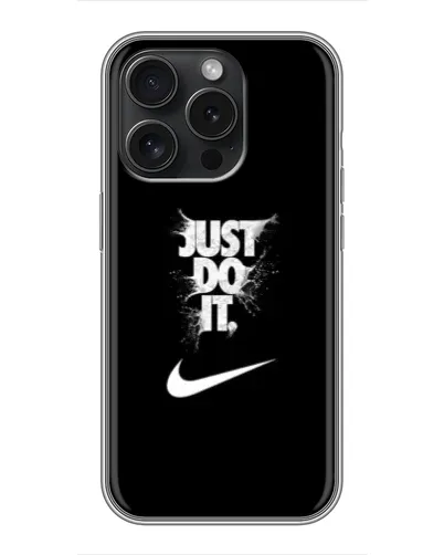 Чехол для iPhone 16 Pro с картинкой «Текстовый принт Nike» Чехол для iPhone 16 Pro с картинкой «Текстовый принт Nike»