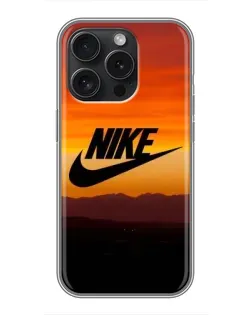 Чехол для iPhone 16 Pro с картинкой «Nike — вечерний горизонт»