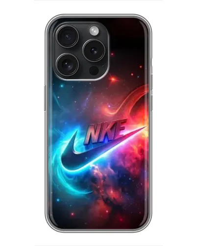 Чехол для iPhone 16 Pro с картинкой «Огненный логотип Nike» Чехол для iPhone 16 Pro с картинкой «Огненный логотип Nike»