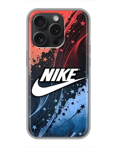 Чехол для iPhone 16 Pro с картинкой «Градиентный принт Найк» Чехол для iPhone 16 Pro с картинкой «Градиентный принт Найк»
