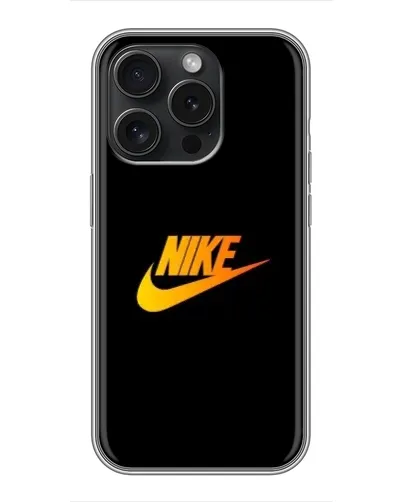 Чехол для iPhone 16 Pro с картинкой «Золотой логотип Nike» Чехол для iPhone 16 Pro с картинкой «Золотой логотип Nike»