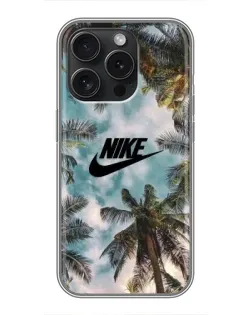 Чохол для iPhone 16 Pro з картинкою «Тропічний принт Nike» Чохол для iPhone 16 Pro з картинкою «Тропічний принт Nike»