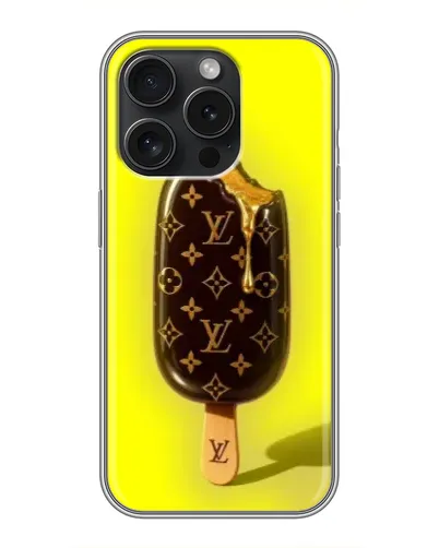 Чехол для iPhone 16 Pro с картинкой «Мороженое от LV» Чехол для iPhone 16 Pro с картинкой «Мороженое от LV»