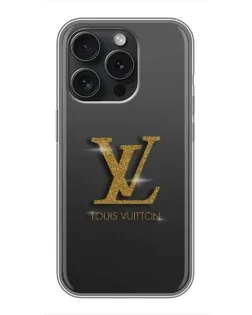 Чехол для iPhone 16 Pro с картинкой «Градиент Louis Vuitton»