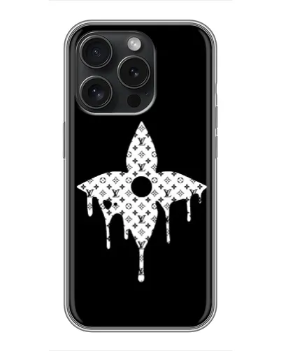 Чехол для iPhone 16 Pro с картинкой «Цветочная монограмма» Чехол для iPhone 16 Pro с картинкой «Цветочная монограмма»