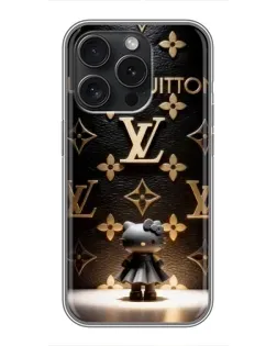 Чехол для iPhone 16 Pro с картинкой «Монограмма с фигурой»