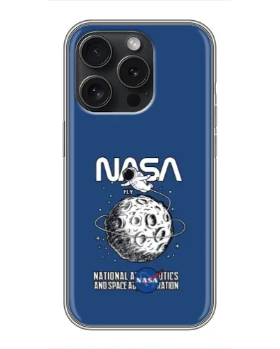 Чохол для iPhone 16 Pro з картинкою «NASA — місячна місія»
