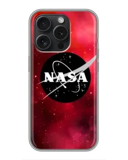 Чохол для iPhone 16 Pro з картинкою «NASA — червона туманність»