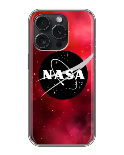 Чохол для iPhone 16 Pro з картинкою «NASA — червона туманність»