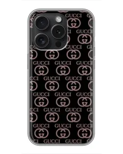Чохол для iPhone 16 Pro з картинкою «Класична монограма Gucci»