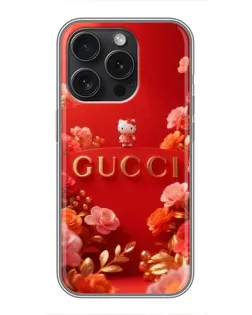 Чохол для iPhone 16 Pro з картинкою «Gucci — золотий сад»