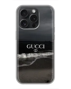 Чохол для iPhone 16 Pro з картинкою «Gucci — морський прибій»