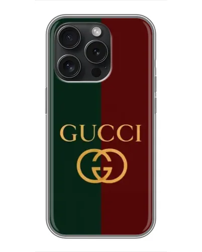 Чехол для iPhone 16 Pro с картинкой «Gucci — темно-зеленый градиент» Чехол для iPhone 16 Pro с картинкой «Gucci — темно-зеленый градиент»