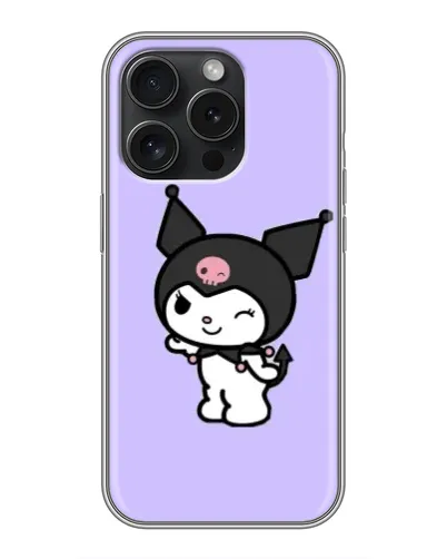 Чохол для iPhone 16 Pro з картинкою «Класична Kuromi» Чохол для iPhone 16 Pro з картинкою «Класична Kuromi»