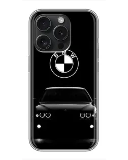 Чохол для iPhone 16 Pro з картинкою «BMW — погляд з темряви» Чохол для iPhone 16 Pro з картинкою «BMW — погляд з темряви»