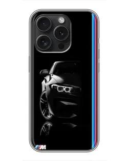 Чохол для iPhone 16 Pro з картинкою «Силует BMW в темряві» Чохол для iPhone 16 Pro з картинкою «Силует BMW в темряві»