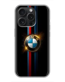 Чохол для iPhone 16 Pro з картинкою «BMW M-Power неон» Чохол для iPhone 16 Pro з картинкою «BMW M-Power неон»
