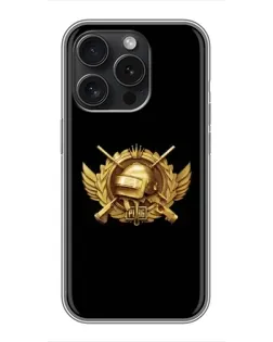 Чехол для iPhone 16 Pro с картинкой «PUBG — оранжевый градиент» Чехол для iPhone 16 Pro с картинкой «PUBG — оранжевый градиент»