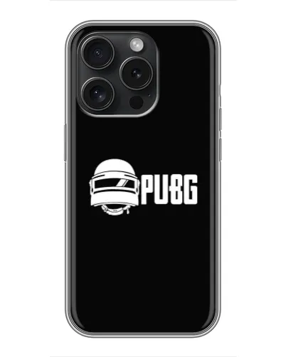 Чехол для iPhone 16 Pro с картинкой «PUBG — классический лого»