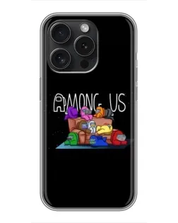 Чехол для iPhone 16 Pro с картинкой «Логотип Among Us» Чехол для iPhone 16 Pro с картинкой «Логотип Among Us»