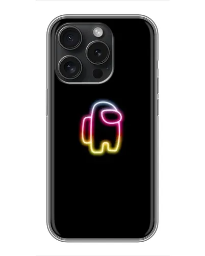 Чехол для iPhone 16 Pro с картинкой «Among Us градиент»
