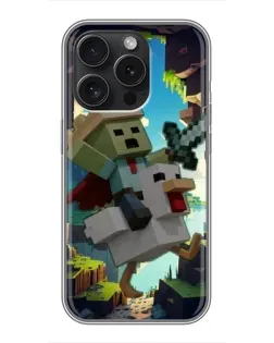 Чехол для iPhone 16 Pro с картинкой «Стив и гусь» Чехол для iPhone 16 Pro с картинкой «Стив и гусь»