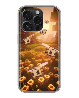 Чехол для iPhone 16 Pro с картинкой «Поле подсолнухов»