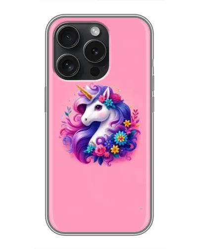 Чохол для iPhone 16 Pro з картинкою «Казковий єдиноріг»