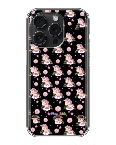 Чохол для iPhone 16 Pro з картинкою «Magic Unicorn паттерн»