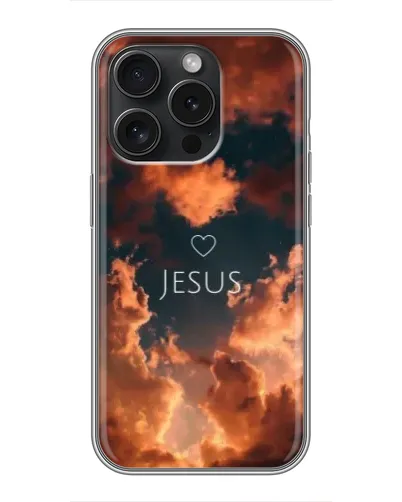 Чехол для iPhone 16 Pro с картинкой «Сияние Имени Jesus» Чехол для iPhone 16 Pro с картинкой «Сияние Имени Jesus»