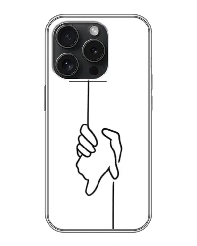 Чехол для iPhone 16 Pro с картинкой «Рука держит» Чехол для iPhone 16 Pro с картинкой «Рука держит»