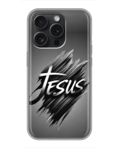 Чехол для iPhone 16 Pro с картинкой «Надпись Jesus Graffiti» Чехол для iPhone 16 Pro с картинкой «Надпись Jesus Graffiti»