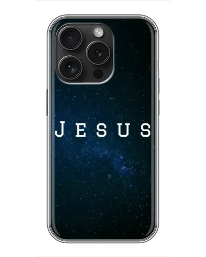 Чехол для iPhone 16 Pro с картинкой «Звездное небо Jesus» Чехол для iPhone 16 Pro с картинкой «Звездное небо Jesus»