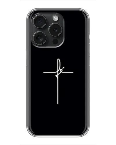 Чехол для iPhone 16 Pro с картинкой «Тонкий крест» Чехол для iPhone 16 Pro с картинкой «Тонкий крест»