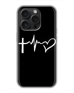 Чехол для iPhone 16 Pro с картинкой «Пульс веры»
