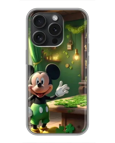Чохол для iPhone 16 Pro з картинкою «Міккі в майстерні»
