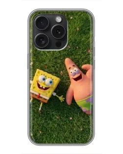 Чехол для iPhone 16 Pro с картинкой «Друзья на лужайке»