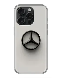 Чехол для iPhone 16 Pro с картинкой «Mercedes Maybach стиль»