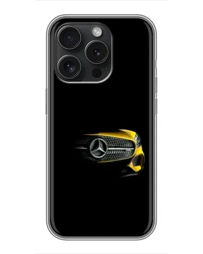 Чехол для iPhone 16 Pro с картинкой «Mercedes — ретро стиль» Чехол для iPhone 16 Pro с картинкой «Mercedes — ретро стиль»