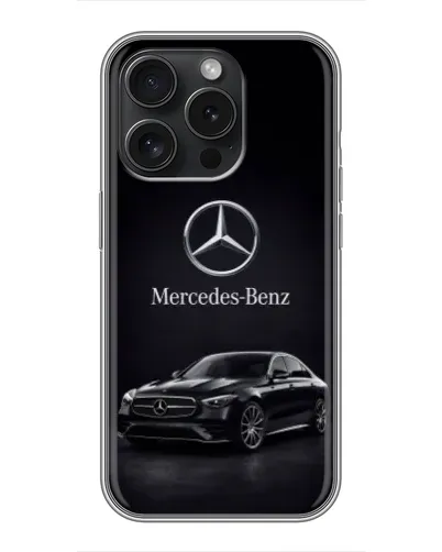 Чехол для iPhone 16 Pro с картинкой «Mercedes — решетка радиатора» Чехол для iPhone 16 Pro с картинкой «Mercedes — решетка радиатора»
