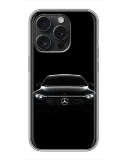 Чехол для iPhone 16 Pro с картинкой «Mercedes Vision — концепт»