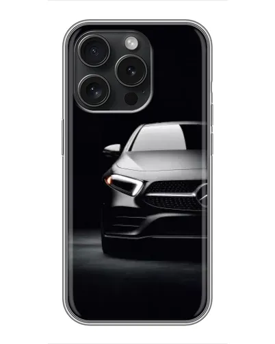 Чехол для iPhone 16 Pro с картинкой «Свет фар Mercedes» Чехол для iPhone 16 Pro с картинкой «Свет фар Mercedes»