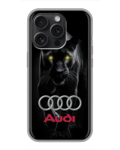 Чохол для iPhone 16 Pro з картинкою «Пантера та Audi» Чохол для iPhone 16 Pro з картинкою «Пантера та Audi»