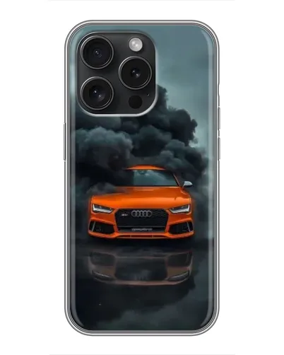Чохол для iPhone 16 Pro з картинкою «Audi у хмарах диму» Чохол для iPhone 16 Pro з картинкою «Audi у хмарах диму»