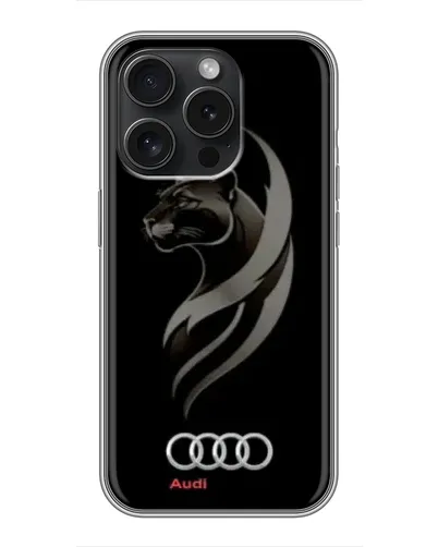 Чохол для iPhone 16 Pro з картинкою «Графіка — пантера та Audi» Чохол для iPhone 16 Pro з картинкою «Графіка — пантера та Audi»