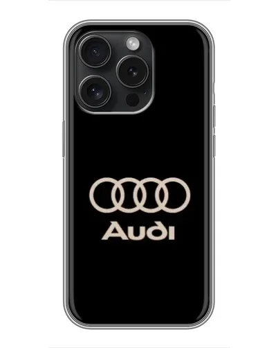 Чохол для iPhone 16 Pro з картинкою «Audi — золотий логотип» Чохол для iPhone 16 Pro з картинкою «Audi — золотий логотип»