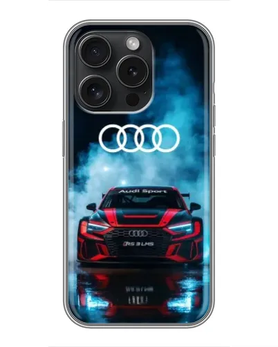 Чохол для iPhone 16 Pro з картинкою «Audi Sport — неон» Чохол для iPhone 16 Pro з картинкою «Audi Sport — неон»