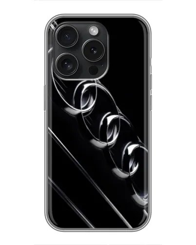 Чохол для iPhone 16 Pro з картинкою «Audi — абстрактні кільця» Чохол для iPhone 16 Pro з картинкою «Audi — абстрактні кільця»