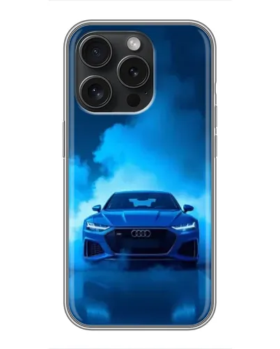 Чохол для iPhone 16 Pro з картинкою «Audi — блакитна енергія» Чохол для iPhone 16 Pro з картинкою «Audi — блакитна енергія»